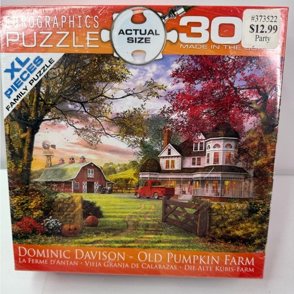 Eurographics Old Pumpkin Farm Puzzle - 300 XL Pieces New In Box - Picture 1 of 4